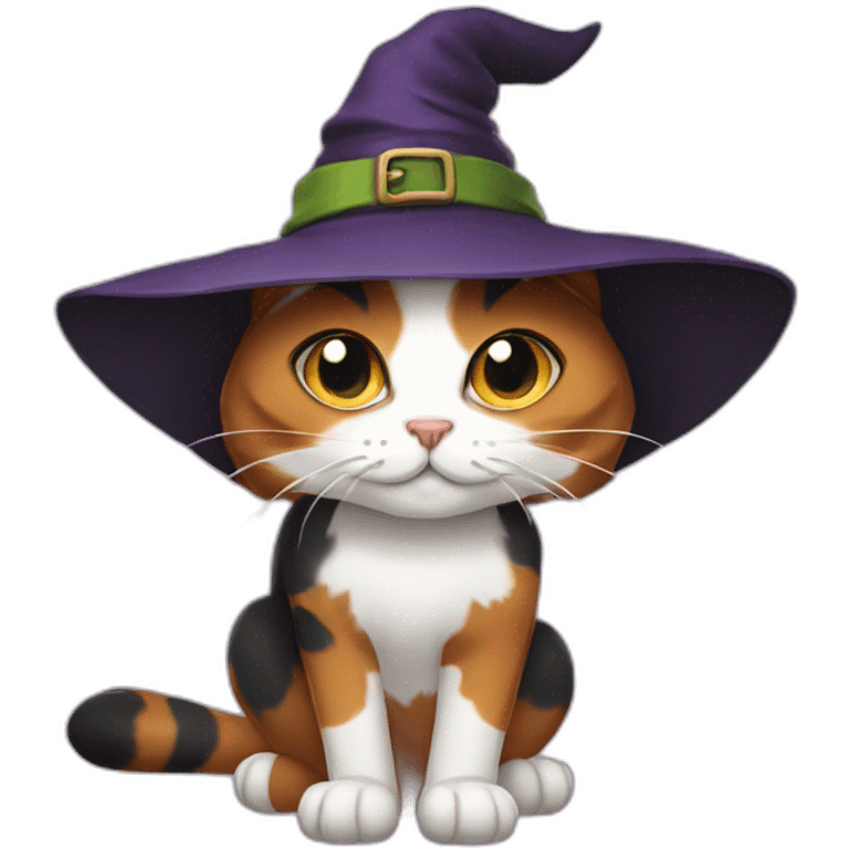 witch calico cat emoji