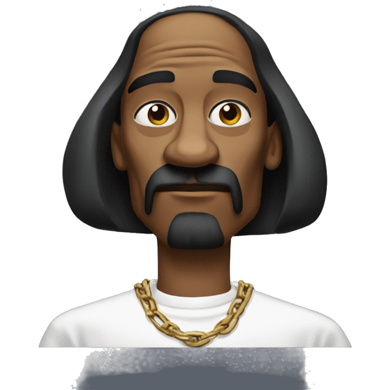 Snoop dog being serious emoji