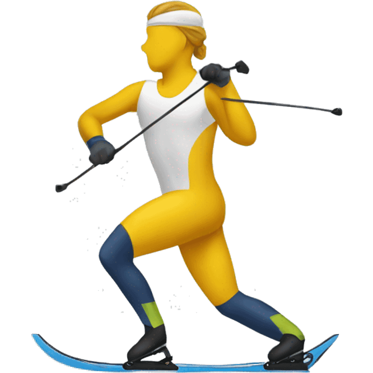 Biathlonist emoji