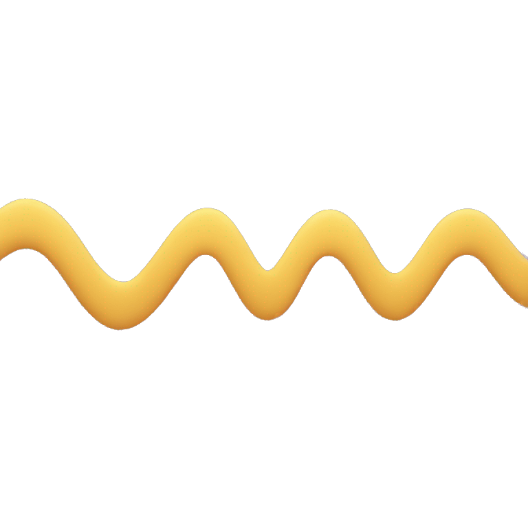 A Sine wave with simple clean lines  emoji