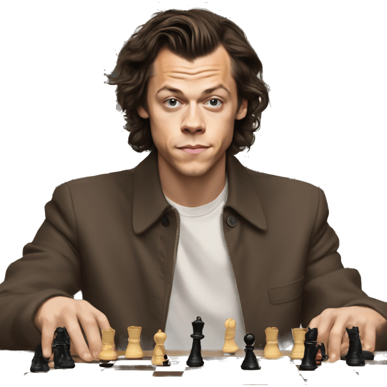 harry styles playing checkers emoji