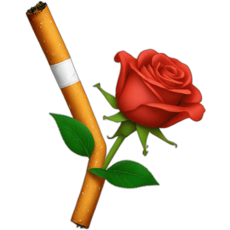 cigarette rose emoji