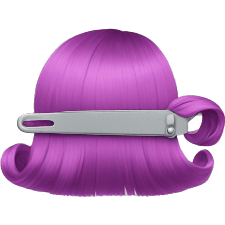 Hair clip emoji