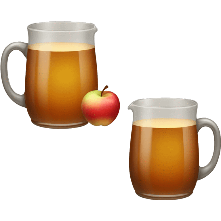 Apple cider emoji