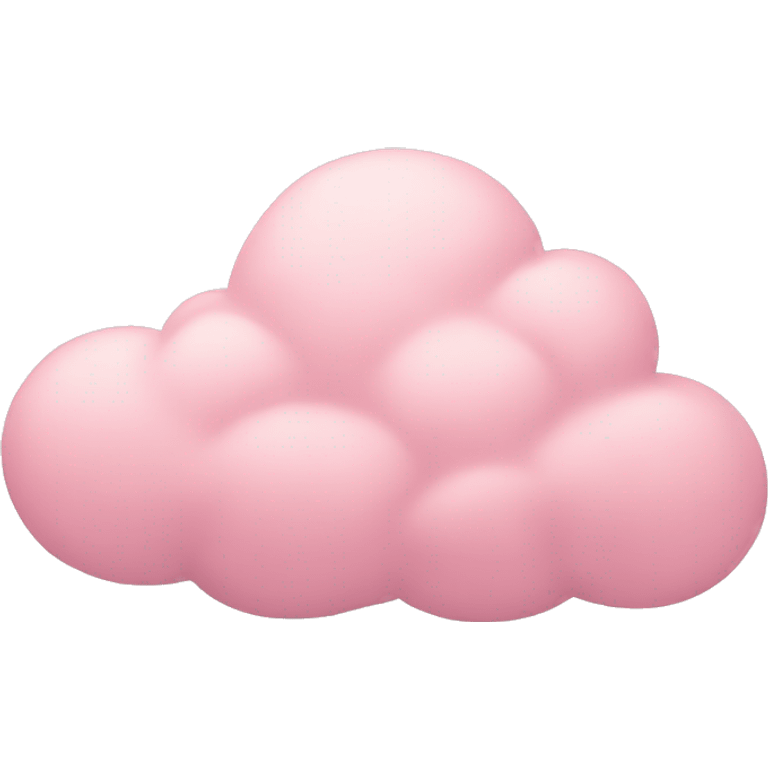 pastel pink cloud emoji