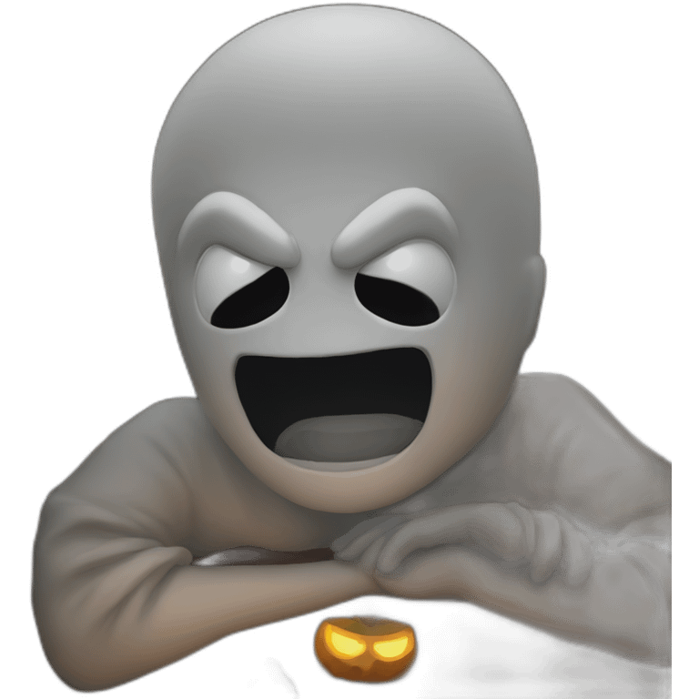 scary night emoji