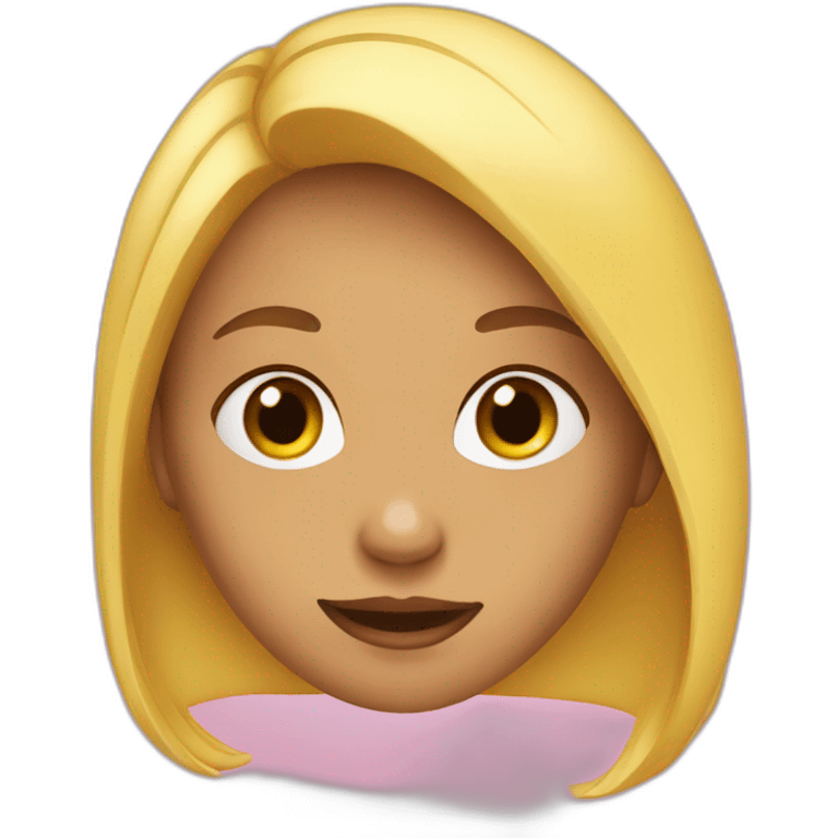 une fille emoji