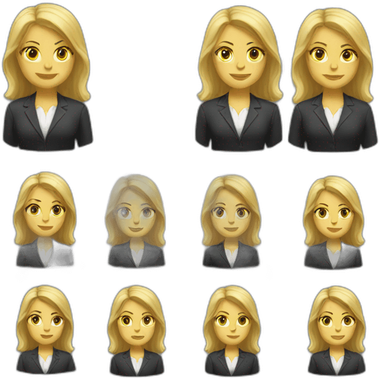 Blond Woman Lawyer emoji