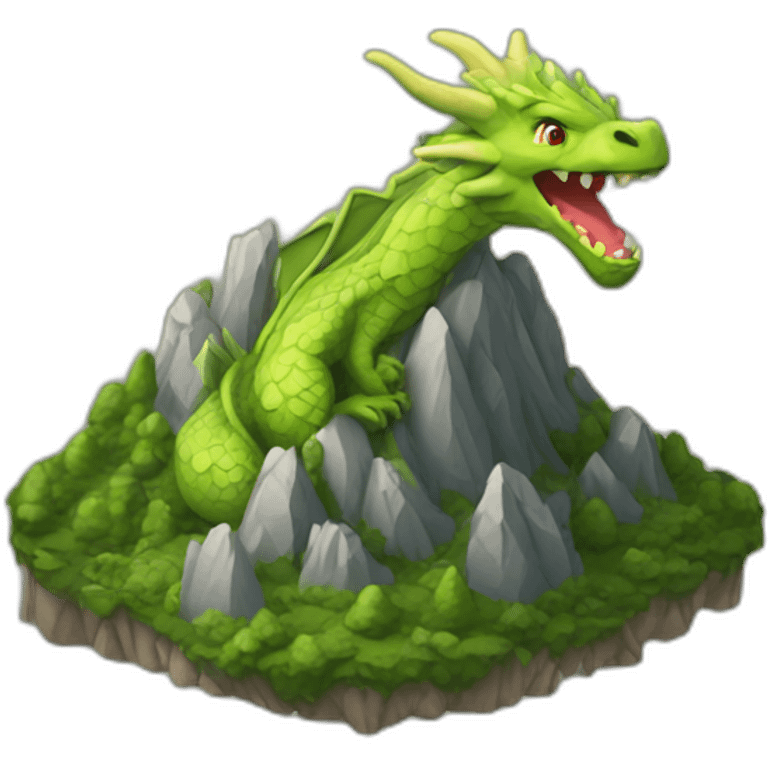 dragon mountain emoji