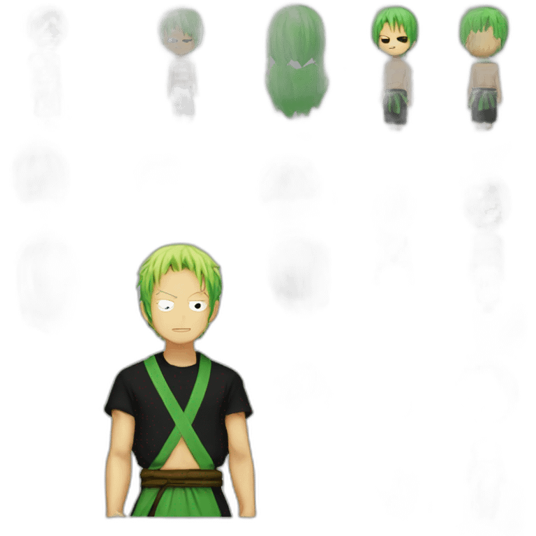 Zoro one pieces emoji