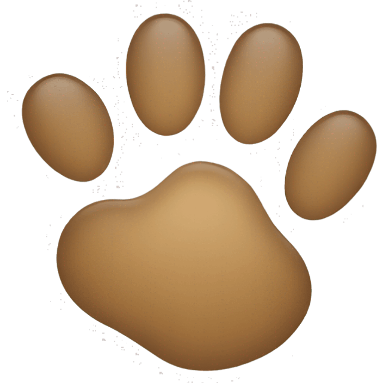 animal paw print emoji