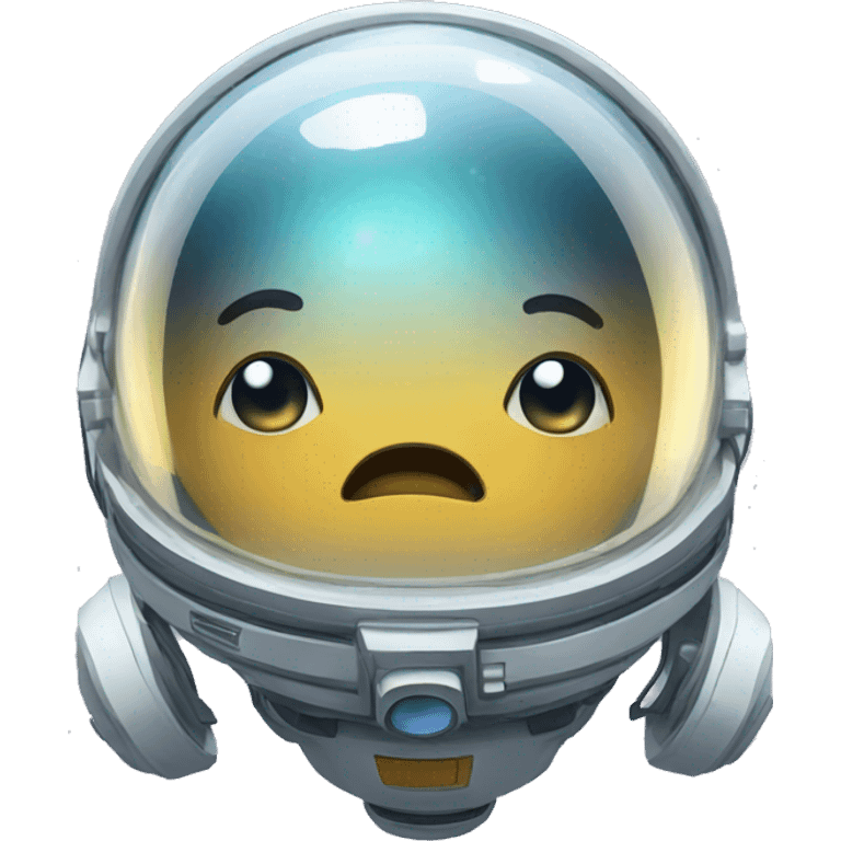 space satellite sad emotion  emoji