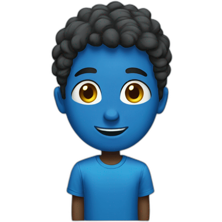 Blue t-shirt emoji