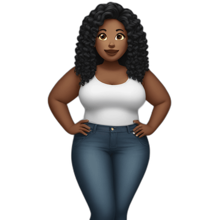 black bbw emoji