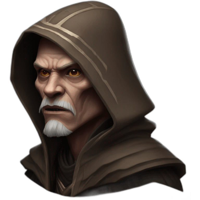 hyperrealist sith jedi in world of warcraft emoji