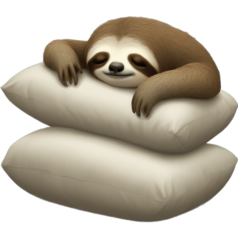 Sloth sleeping emoji