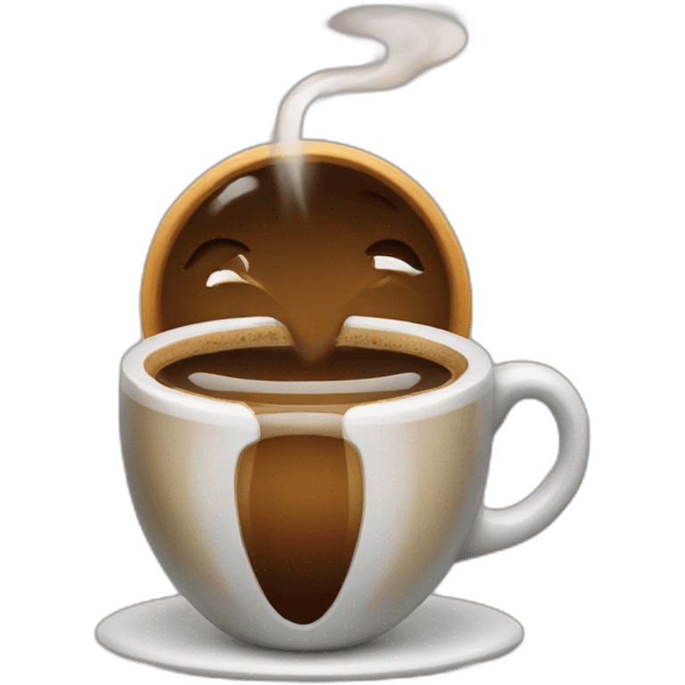 Drinking coffee emoji