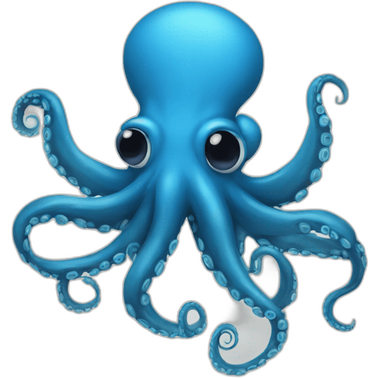 octopus blue emoji