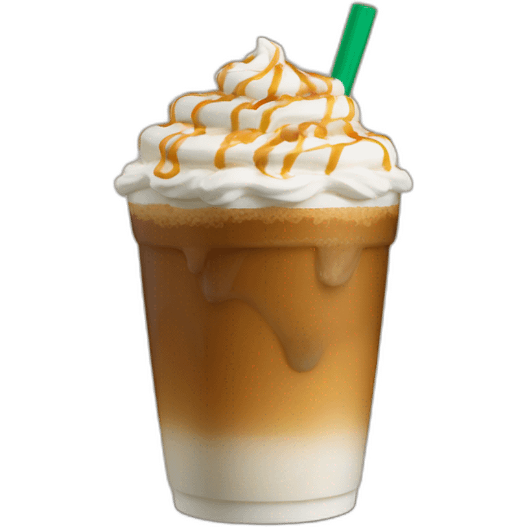 starbuck caramel frappuchino emoji