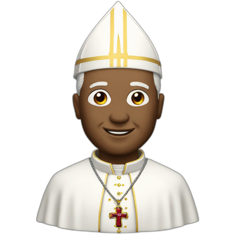 Pope action figure emoji