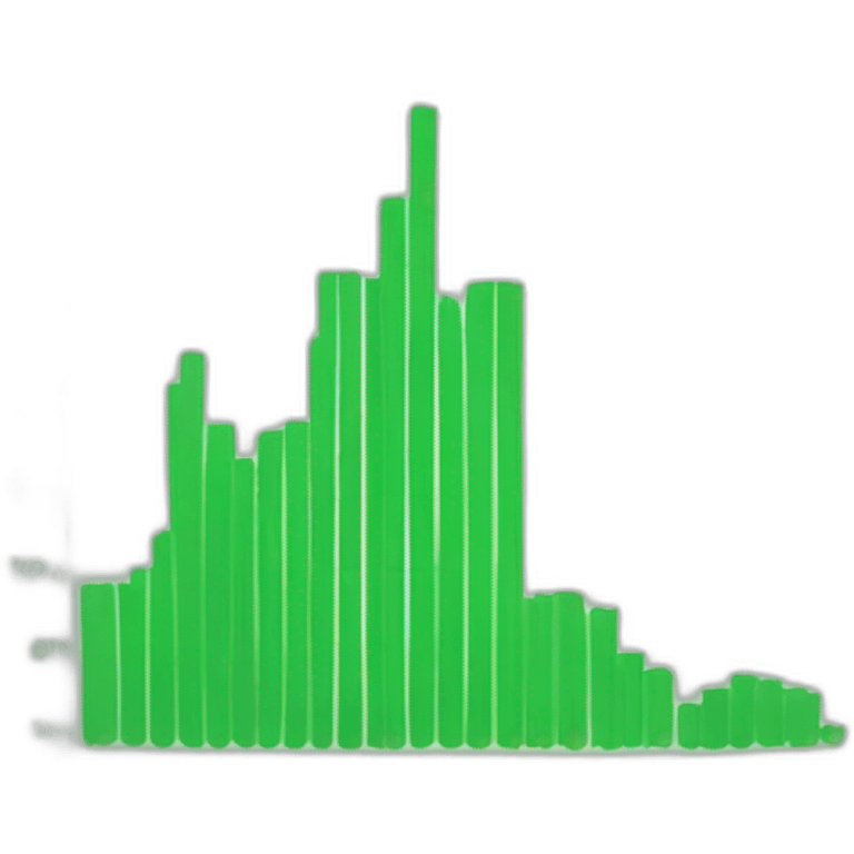 graph green emoji