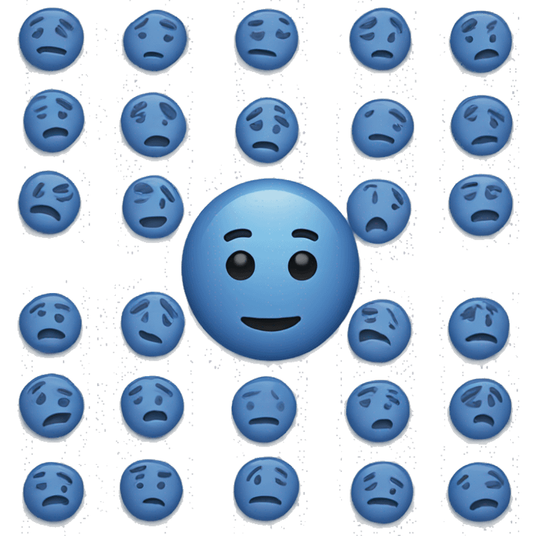 Blue circle  emoji