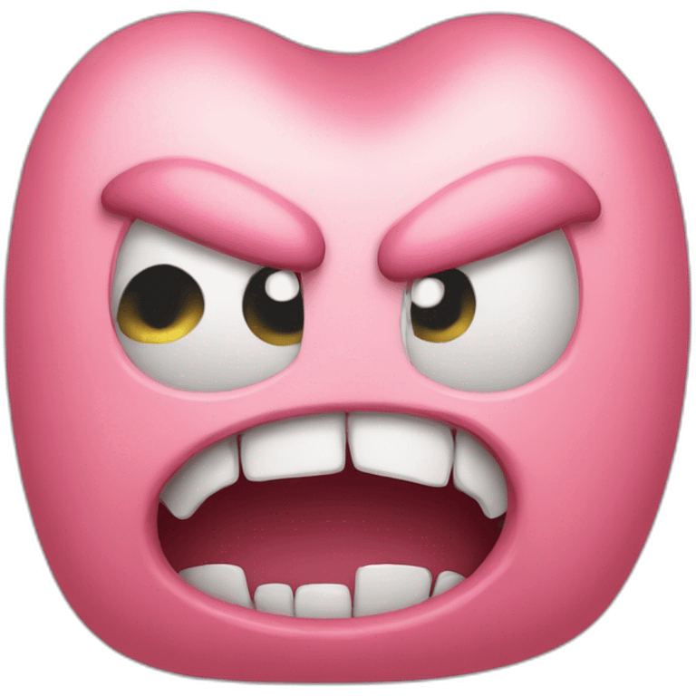 So Angry tooth  emoji