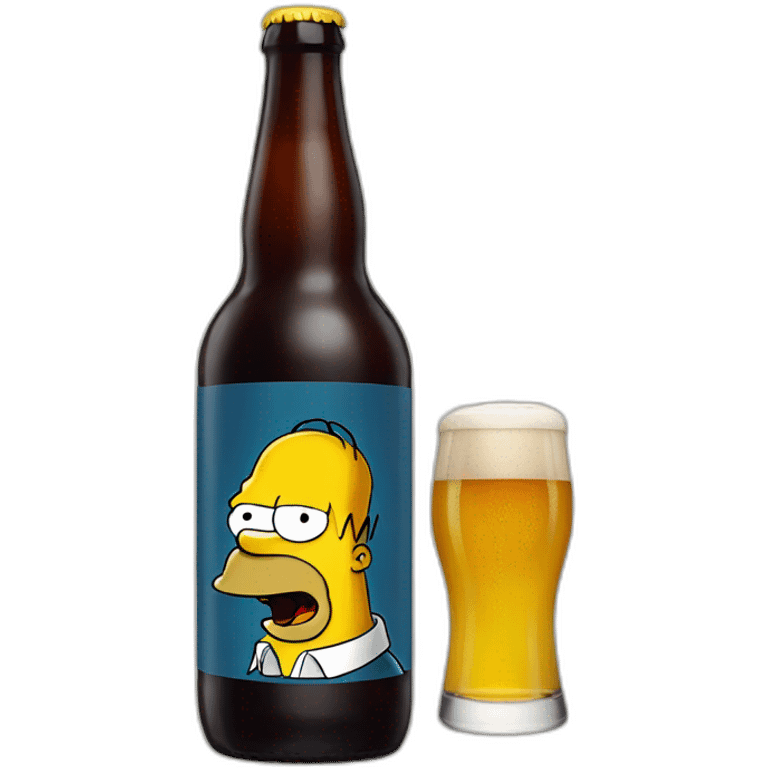 simpson bière  emoji