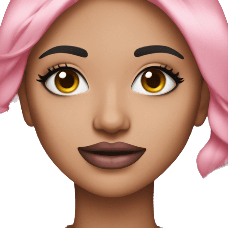 Pink make up emoji