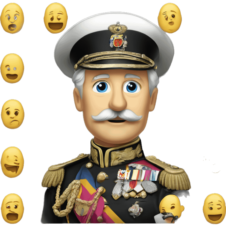 german emperor Wilhelm II emoji