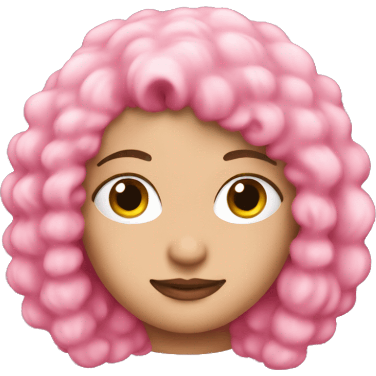 Pink venus fan emoji