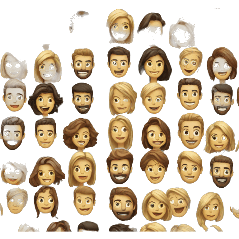 a group of real estate agents emoji