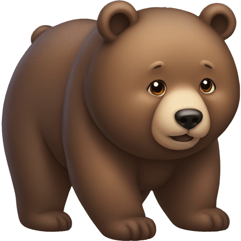 Chubby bear emoji