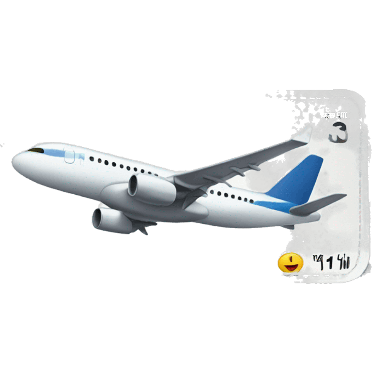 Flight ticket emoji