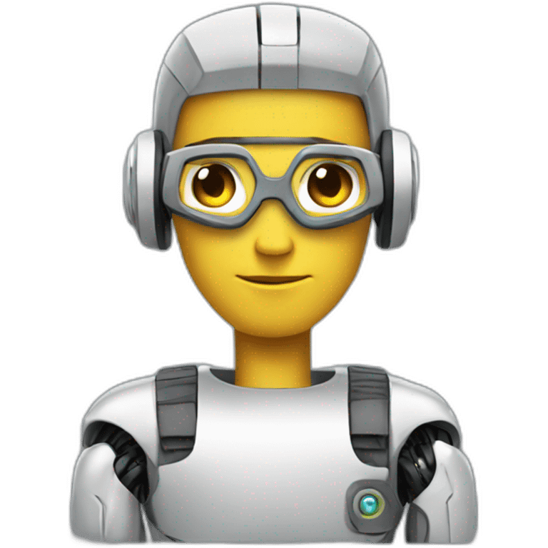 male robot coder emoji