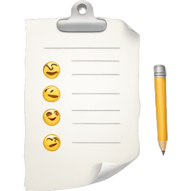 checklist emoji