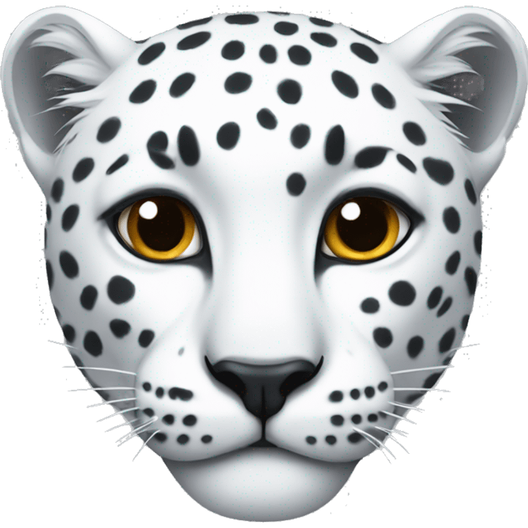 white leopard emoji