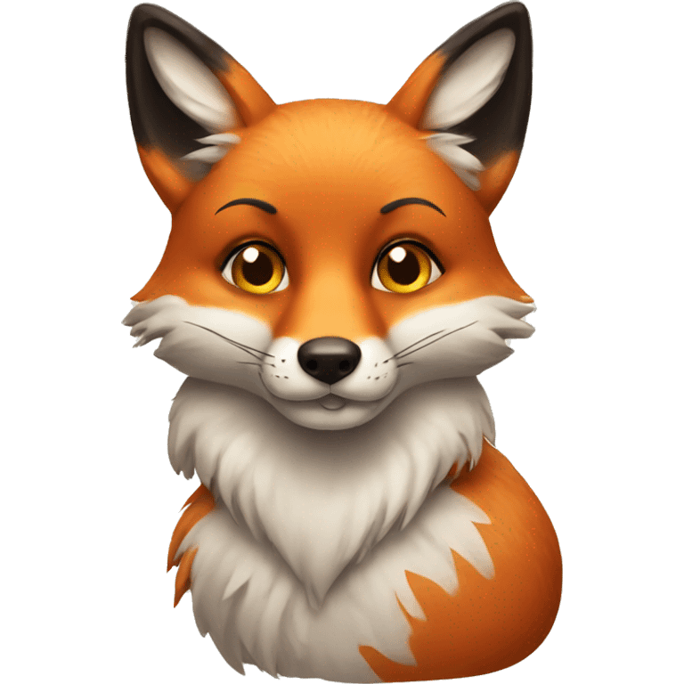 Beautiful fox emoji