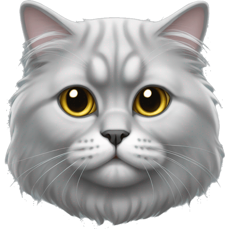 light gray persian cat emoji