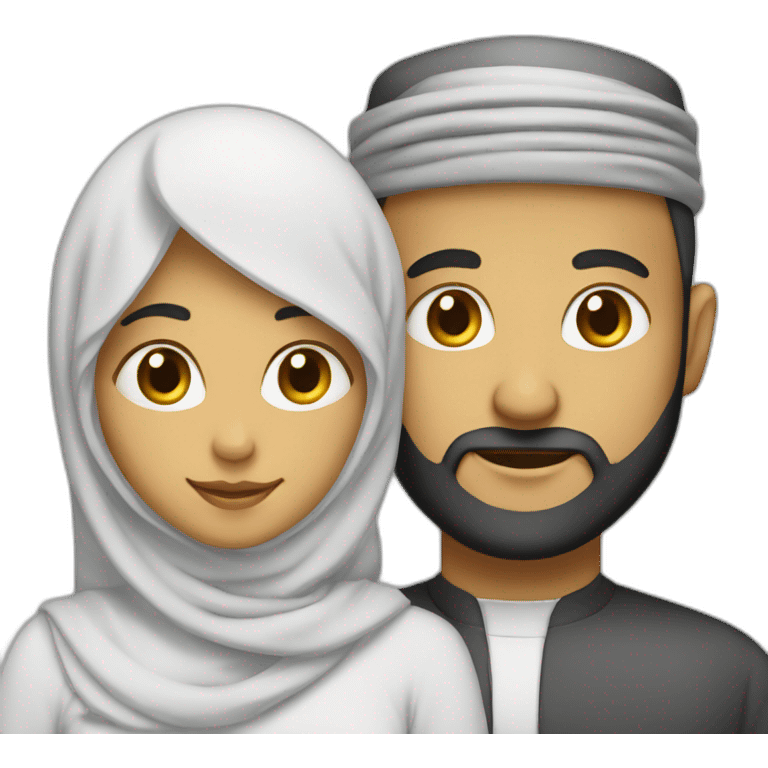 Homme et femme muslim emoji