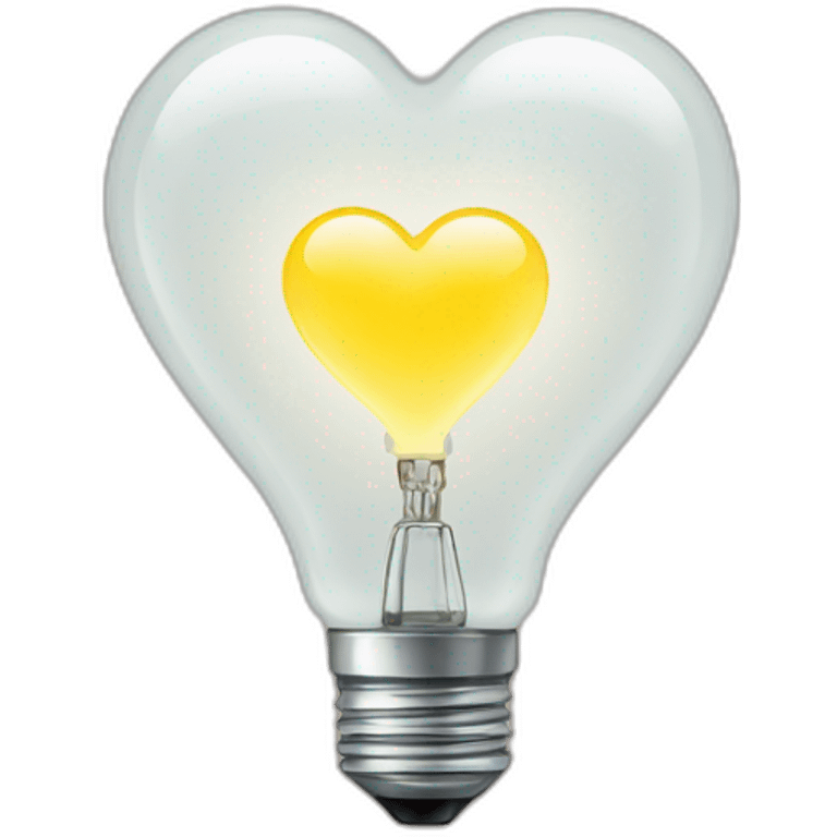 heart-shaped bulb emoji