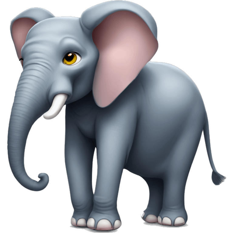 elephant with cats legs and arms  emoji