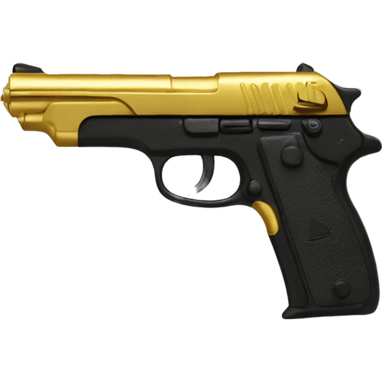 gold gun toy  emoji