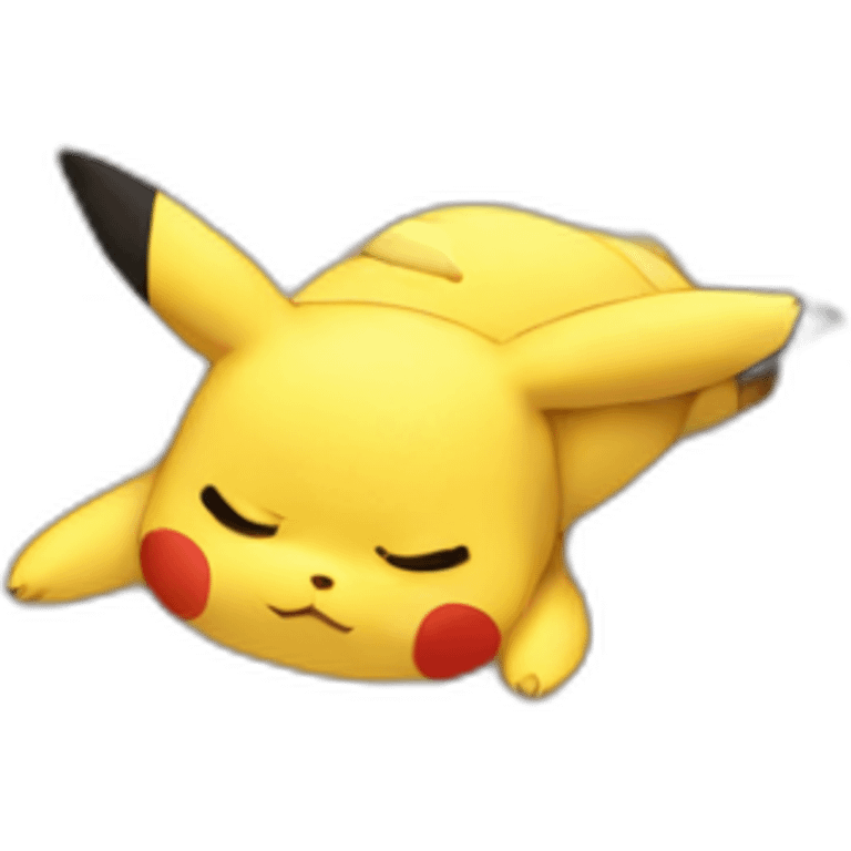 Pikachu sleep emoji