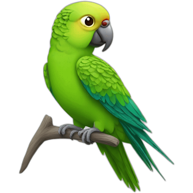 crazy parakeet emoji