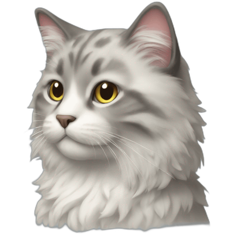 sup fluffy cat emoji