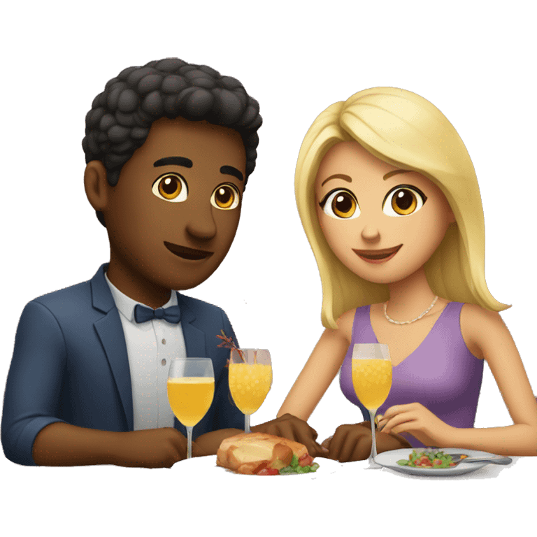 Dinner date emoji