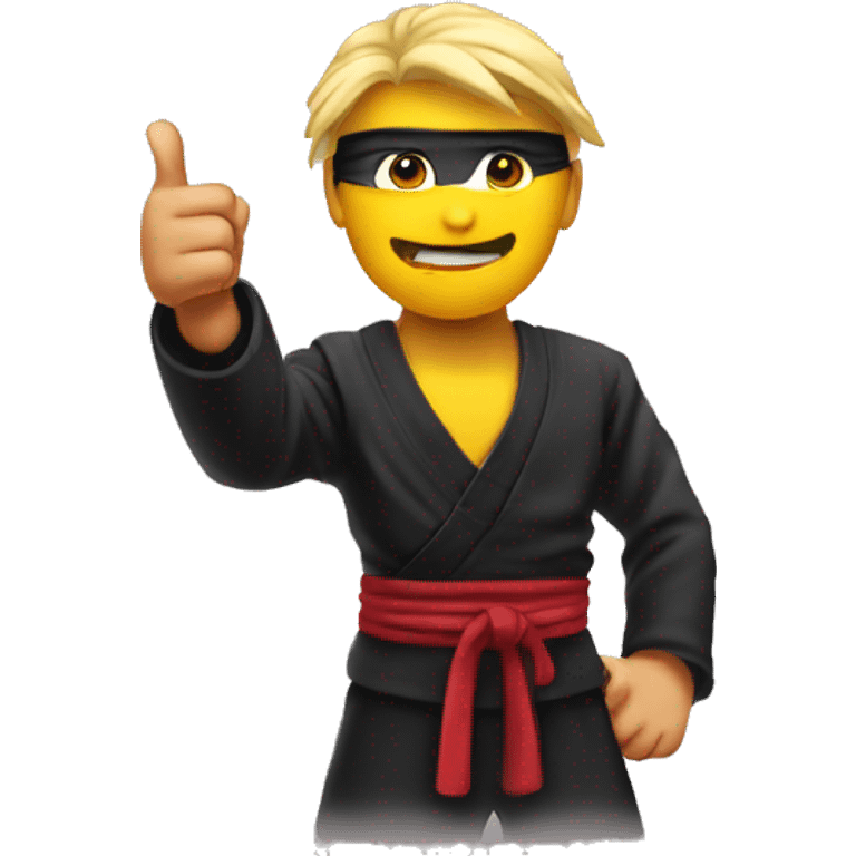 NINJA THUMBS UP emoji