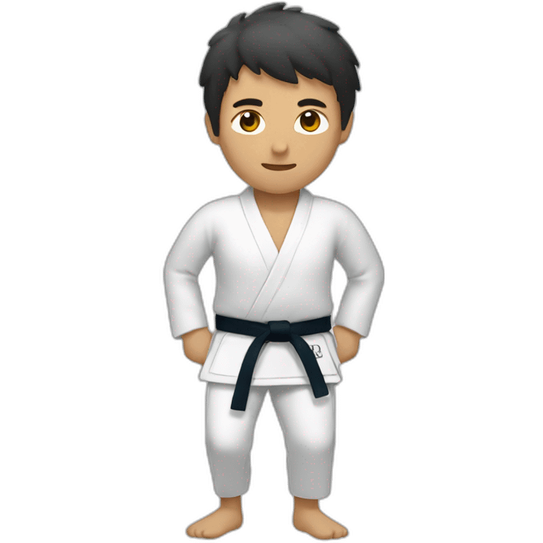 Man playing judo emoji