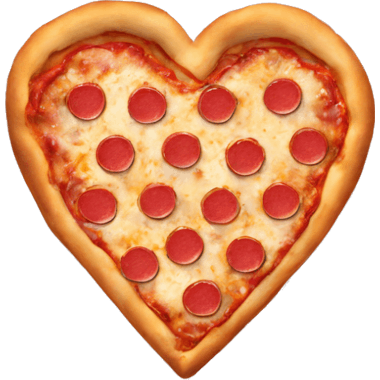 heart shaped pizza emoji